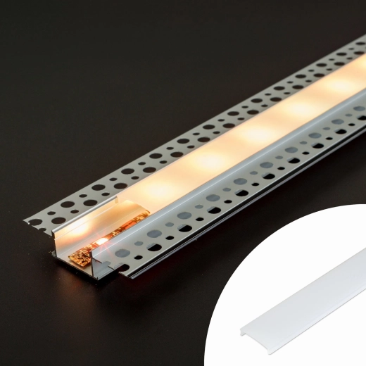 Opál fedél a 41025A1 LED alumíniumprofilhoz, 1000 mm