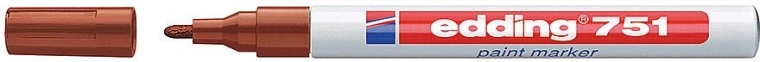 Edding 751 lakfilctoll barna, 1–2 mm