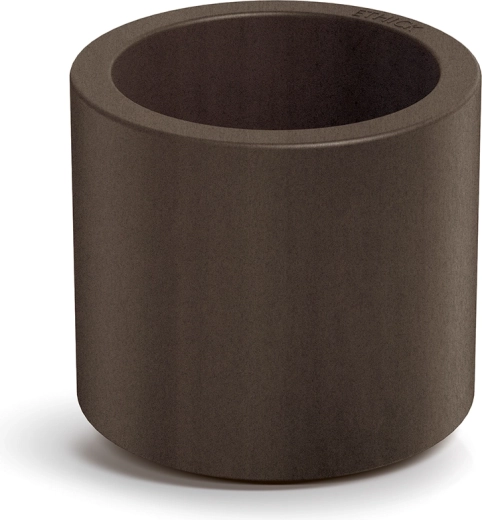 Tubla Round virágtartó, 47 cm, rozsdabarnás