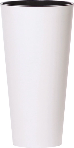 Tubus Slim virágtartó betéttel, 40 cm, fehér matt