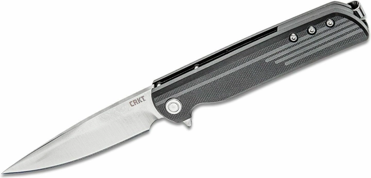 CRKT LCK+ Black zsebkés segített nyitással 8,4 cm