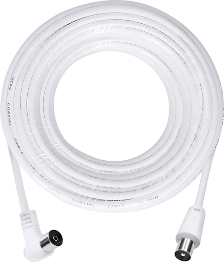 Solight antenna koaxiális kábel 3C2V 15 m kombinált csatlakozókkal