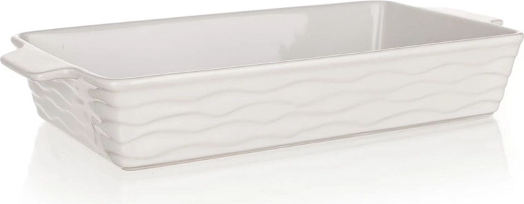 Culinaria kerámia sütőtál, téglalap alakú 42 × 21 cm, fehér