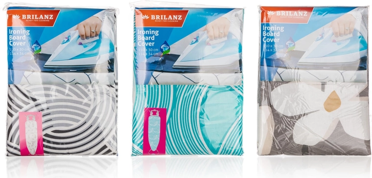 Pamut vasalódeszka huzat, vegyes minták 110 × 30 / 114 × 34 cm