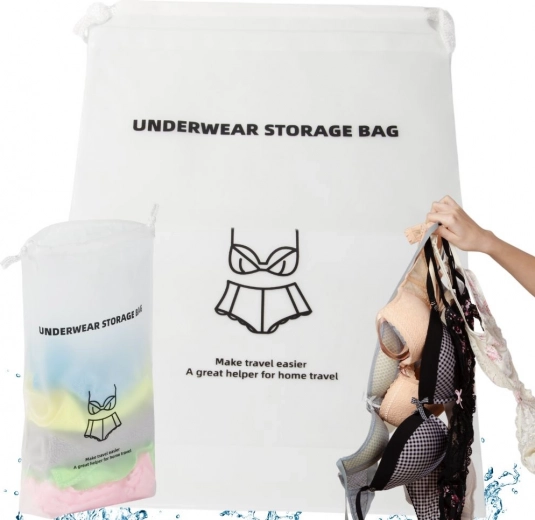 Utazási vízálló fehérnemű-rendező bőröndbe