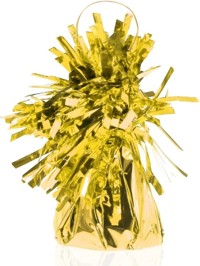 Fólia ballonnehezék héliumos lufikhoz – arany