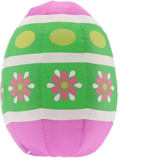 90 cm-es felfújható húsvéti tojás LED-del