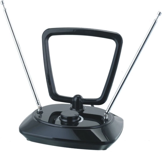 Beltéri TV antenna koaxiális kábellel 1,85 m, 5G szűrő, DVB-T/T2, RED-megfelelőség