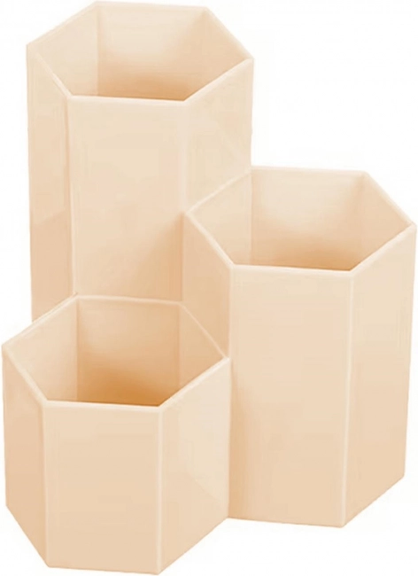 Rózsaszín smink ecsettartó szervező