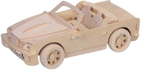 Woodcraft fa 3D puzzle BMW autó – nagy modell