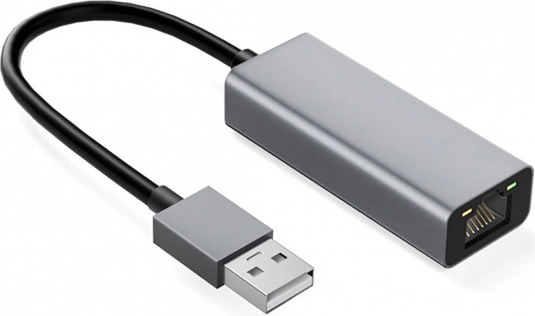 Alumínium USB-C–RJ45 adapter 10/100/1000 Mbps
