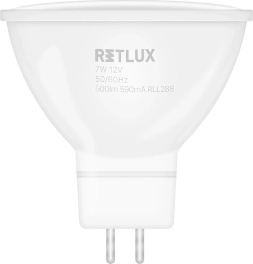 RETLUX GU5,3 7 W 12 V meleg fehér LED reflektorizzó
