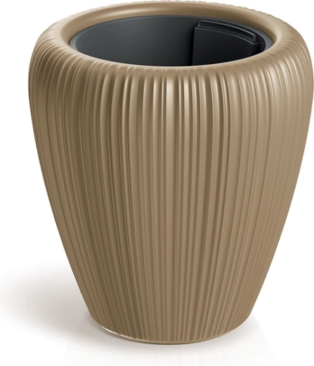 Orobo virágcserép 39,5 cm karamell