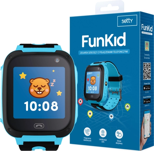 Setty FunKids SD-100 gyerek okosóra, kék