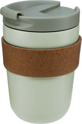Kitchisimo rozsdamentes acél termoszbögre 300 ml, világoszöld