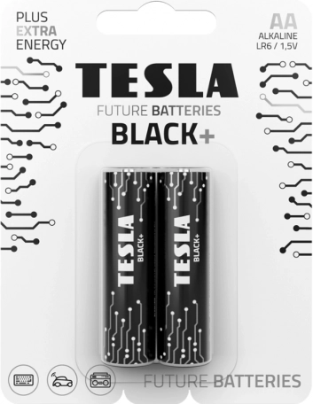 TESLA Black+ AA alkáli elemek