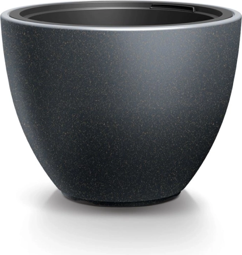 HEOS Eco Wood virágtartó betéttel, 56,9 cm, antracit