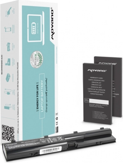PR06 akkumulátor HP ProBook 4330s, 4530s, 4535s és 4540s modellekhez (4400 mAh / 48 Wh) Movano