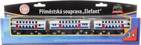 Maxim CityElefant elővárosi vonat fa másolata