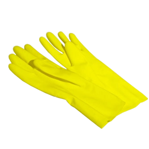 Kuchcik gumikesztyű S pamut béléssel