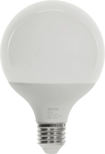 Retlux G95 E27 15 W meleg fehér LED-izzó