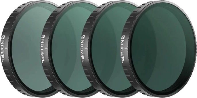 Freewell Bright Day szűrőkészlet DJI Osmo Action 6-hoz – 4 db