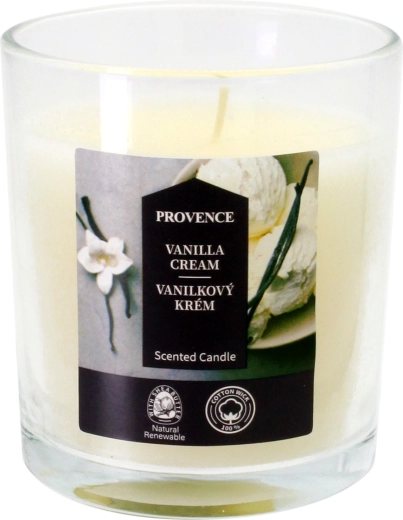 Illatgyertya üvegben Vaníliakrém 7 × 8 cm, 135 g