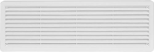 Ajtó szellőzőrács 400 × 130 mm, fehér, 2 db