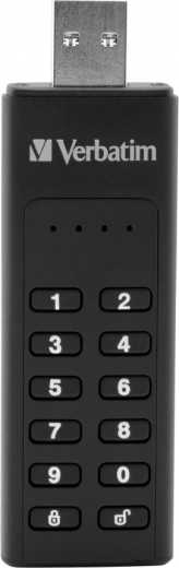 Verbatim Keypad Secure titkosított USB flash meghajtó 64 GB (USB 3.2 Gen 1) numerikus billentyűzettel