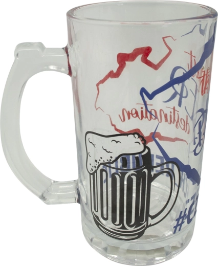 Üveg söröskorsó 500 ml