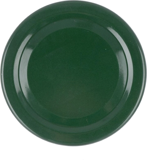Fém twist-off befőttes fedő 63 mm, zöld (10 db)