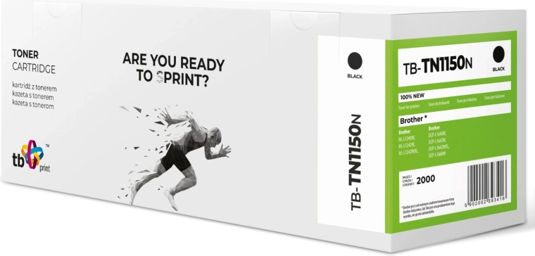 Toner Brother HL-L1240W nyomtatóhoz TB-TN1150N fekete - 1 db