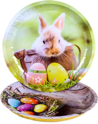 TORO 26 cm-es bádog szervírozótál húsvéti motívummal