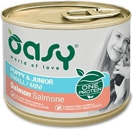 Oasy One Protein Puppy & Junior Small/Mini lazacos pástétom 200 g