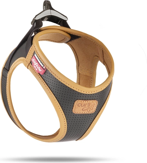 Curli hám almaszőrből, fekete XS (3–5 kg)