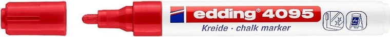 Edding 4095 krétamarker piros