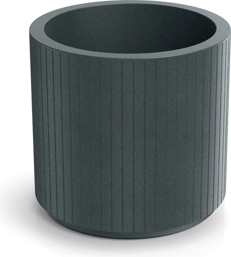 Coro Round virágtartó, 40 cm, grafitszürke