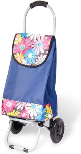 Gurulós bevásárlótáska 25 l levehető textilzsákkal