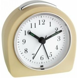 Analóg retro ébresztőóra háttérvilágítással TFA, bézs