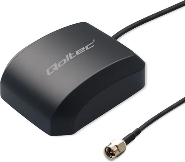 mobil GPS/GLONASS antenna mágneses talppal, körsugárzó, 28 dBi, 50 W, SMA