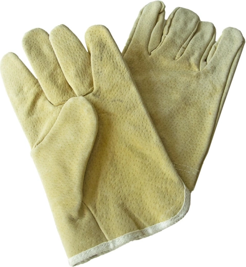 Sárga, sertésbőrből készült Pigeon munkavédelmi kesztyű