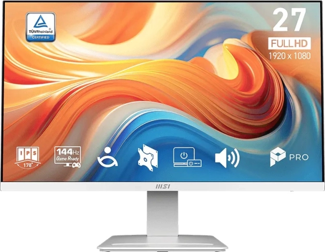 MSI PRO MP273W E14A 27" gamer és irodai monitor, fehér