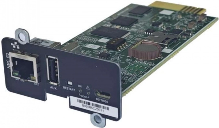 PowerWalker SNMP modul 1 Gbps UPS RT/RTG/IoT PF1 6–10 kVA TGB/TGS sorozathoz - 1 db
