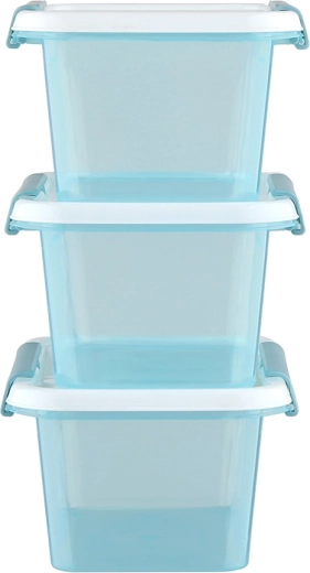 Arcticline 3 db-os téglalap alakú ételtároló doboz szett, 0,5 l