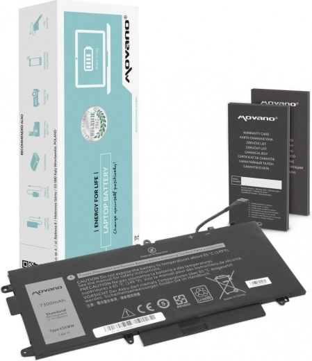 Movano K5XWW akkumulátor Dell Latitude 5289 és 7390 2 az 1-ben készülékhez