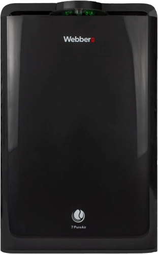 WEBBER levegőtisztító Wi‑Fi-vel Black Edition