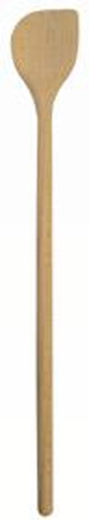 Kerek fakanál sarokrésszel, 35 cm, bükkfából