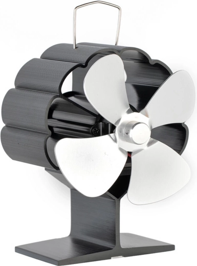 ALFA kandallóventilátor, termoelektromos, 4 lapát, ezüst
