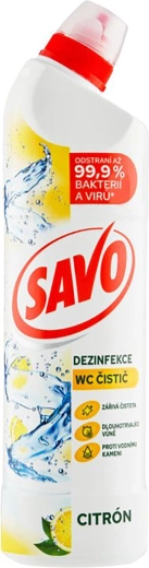 Savo WC tisztító citrom, klór nélkül 750 ml