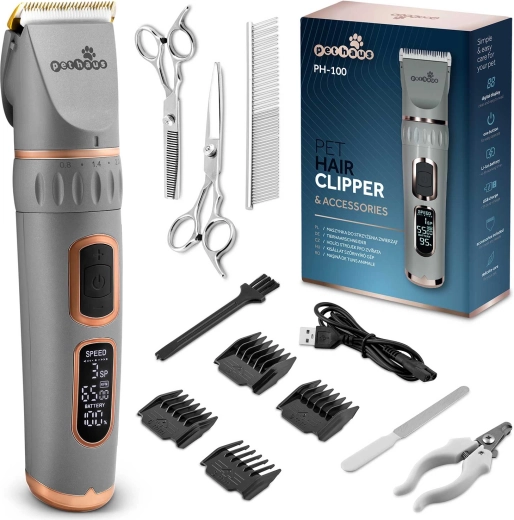 Pethaus PH-100 állatszőrvágó gép, szürke